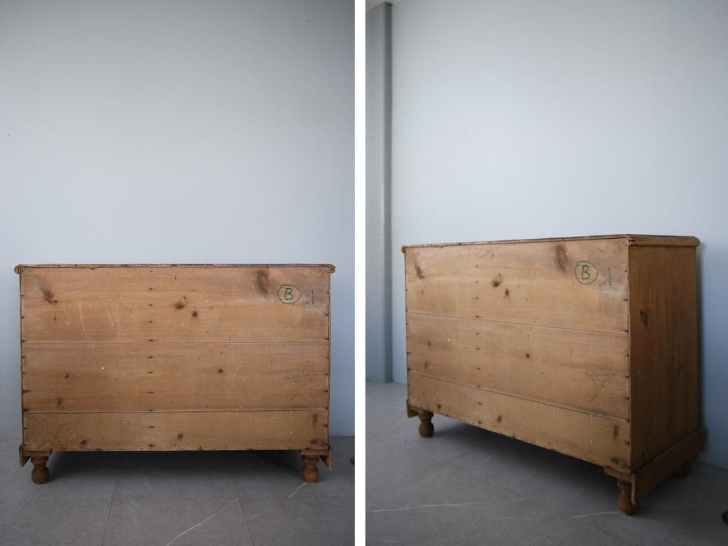 英国アンティーク木製サイドボード/カウンターキャビネット/飾り棚(81-144)