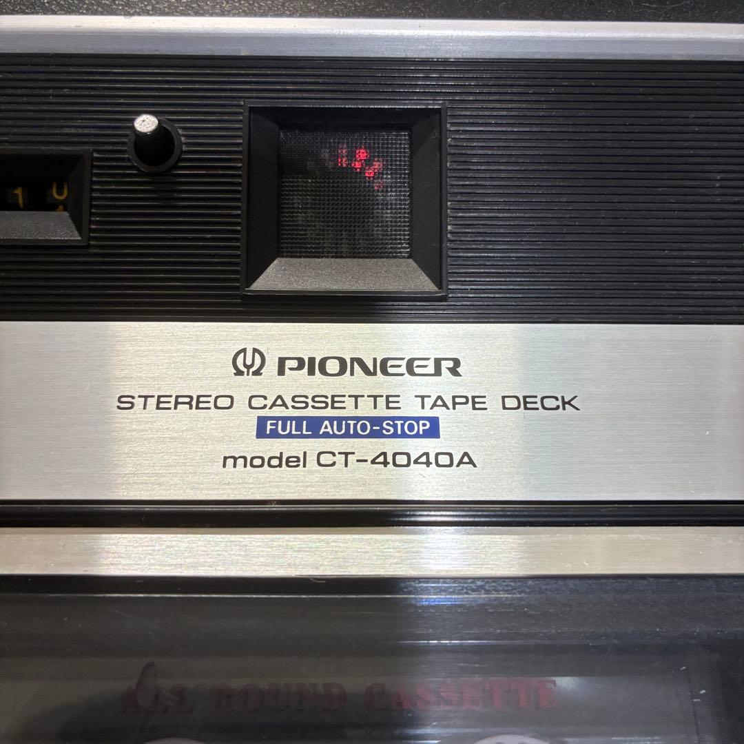 パイオニア　CT-4040A カセットデッキ 　動作ok