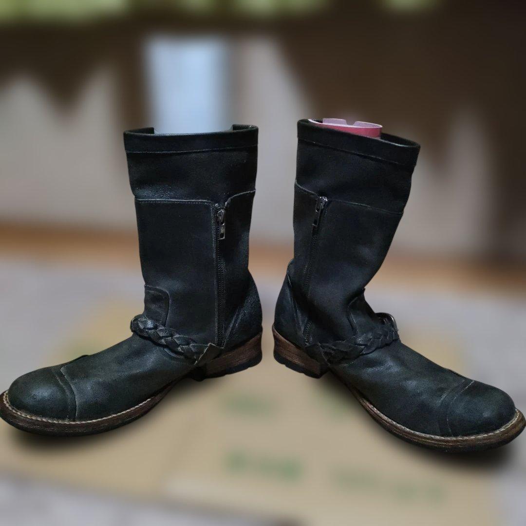whoop’-de-doo’ フープディドゥ 本革ブーツ ライダース エンジニア