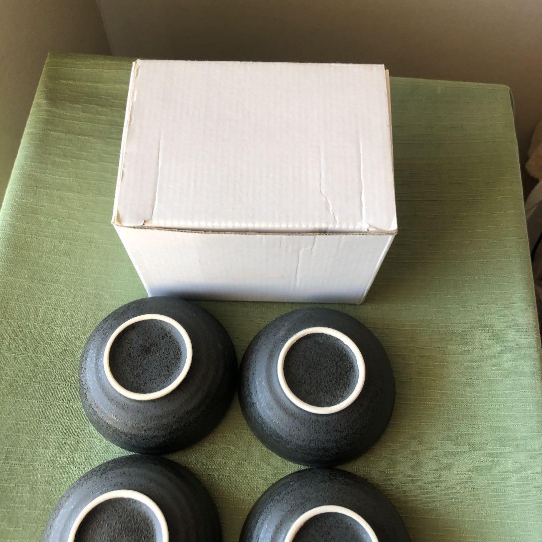 美濃焼小皿4枚　金継ぎ出来ます