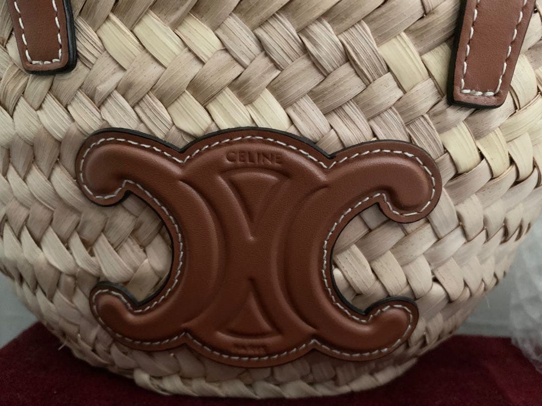 CELINE ミニ トリオンフ パニエ タン　バッグ　オンライン販売無し　レア