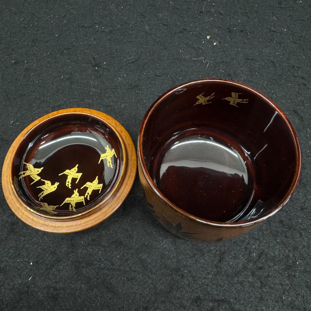 淡々斎好　苫屋　棗　共箱　茶道具　漆塗　祐斎