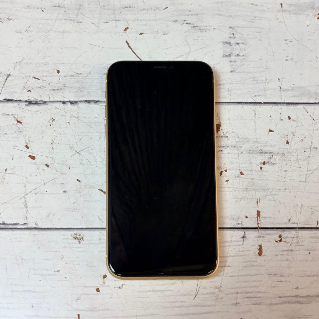 iPhone XR 256GB イエロー 本体のみ バッテリー78%