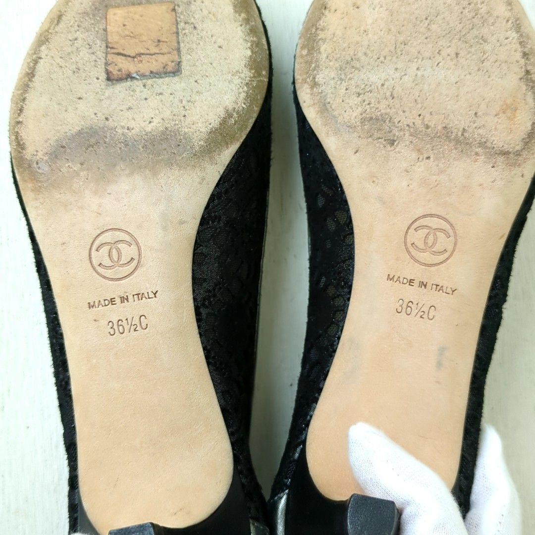 ちろりん様CHANEL シャネル　ミュール　パンプス　ココマーク36 1/2 C