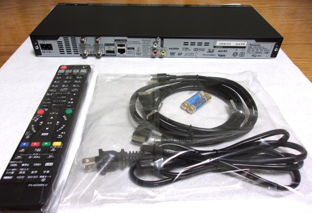 ■4K/パナソニック ブルーレイレコーダー DIGA DMR-BRW510