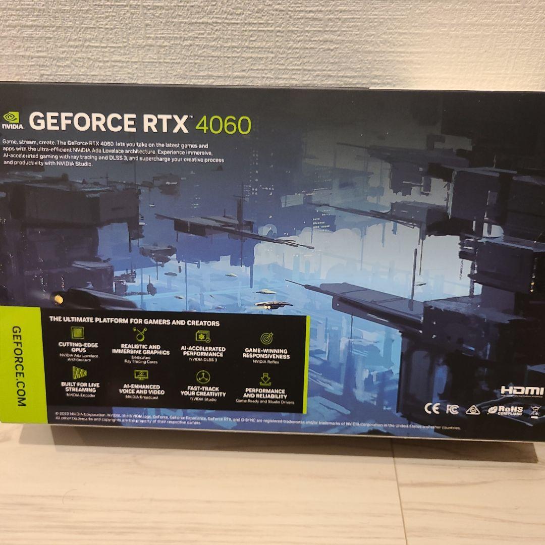 【新品未開封】玄人志向 RTX4060 グラフィックボード