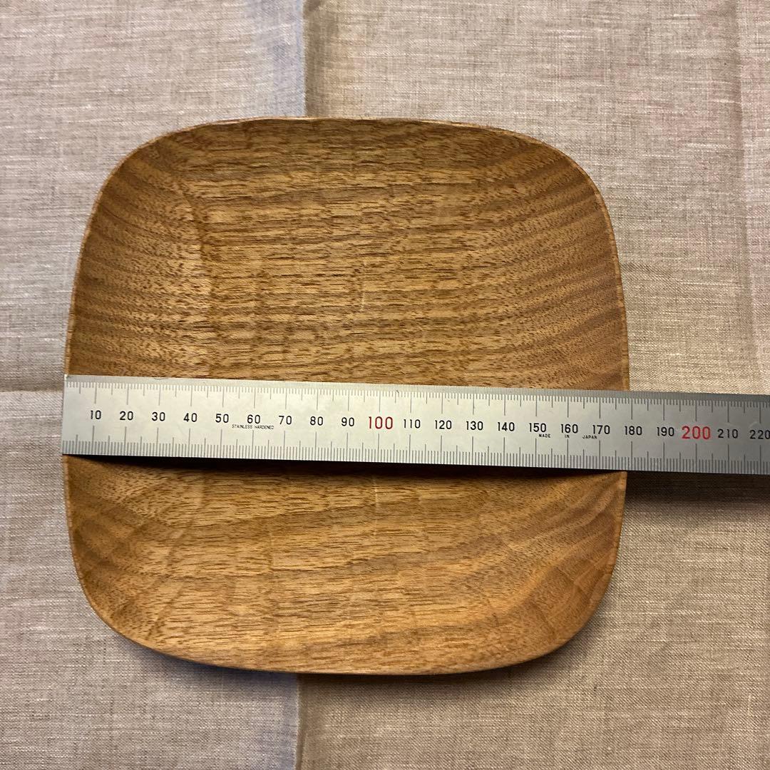 山口和宏さん　木の皿　18cm
