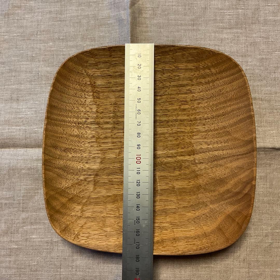 山口和宏さん　木の皿　18cm
