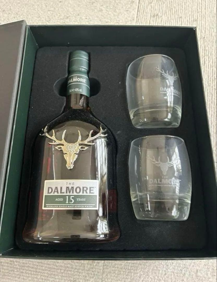ダルモア 15年★ウィスキーグラスつき★希少レア