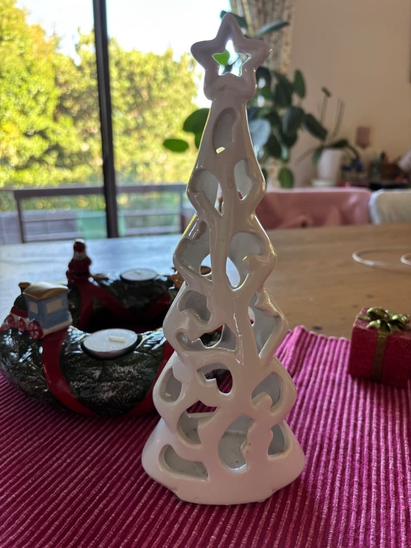 Villeroy & Boch リース型キャンドルホルダー 他クリスマスグッズ