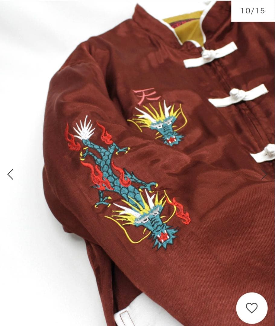 ■超美品★M★ RNA チャイナスカジャン★レディース ジャケット★スカ★