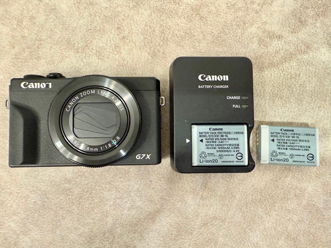 【美品】Canon PowerShot G7 X Mark III ブラック