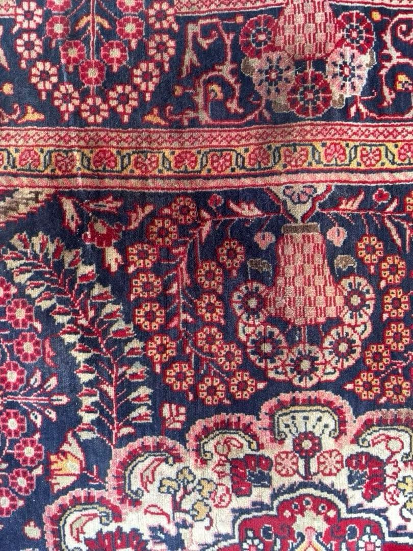 【ダメージ有り・早い者勝ち】ペルシャ絨毯　ウール　手織り　パキスタン　トルクメン