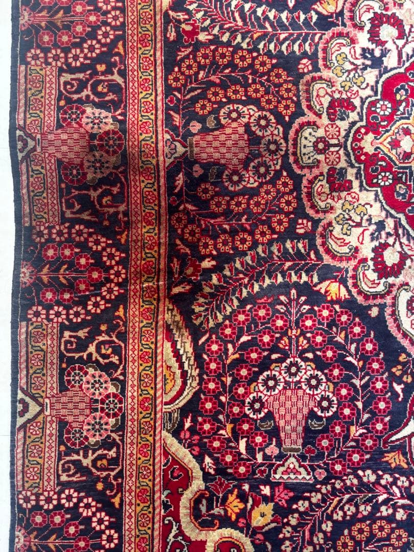 【ダメージ有り・早い者勝ち】ペルシャ絨毯　ウール　手織り　パキスタン　トルクメン