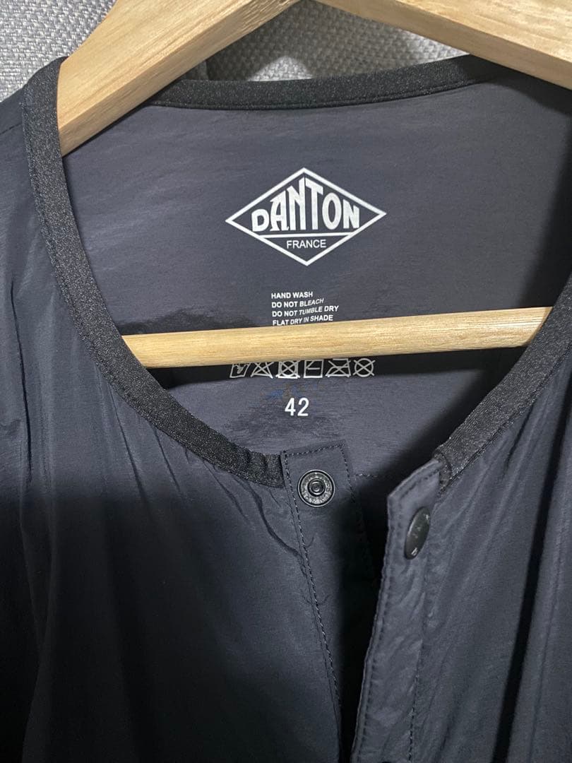 DANTON ナイロンジャケット ブラック 42