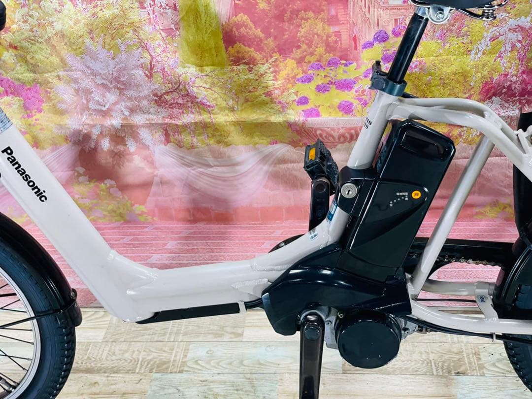 K2666 電動自転車パナソニック ギュットアニーズ 子供乗せ20インチ送料無料