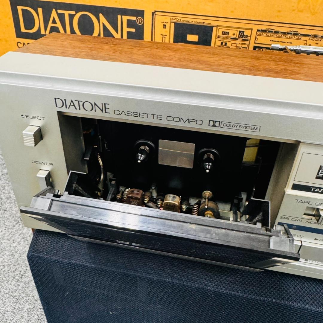 DIATONE Y-500 大型ラジカセ 三菱電機 通電OK レトロ 箱付き