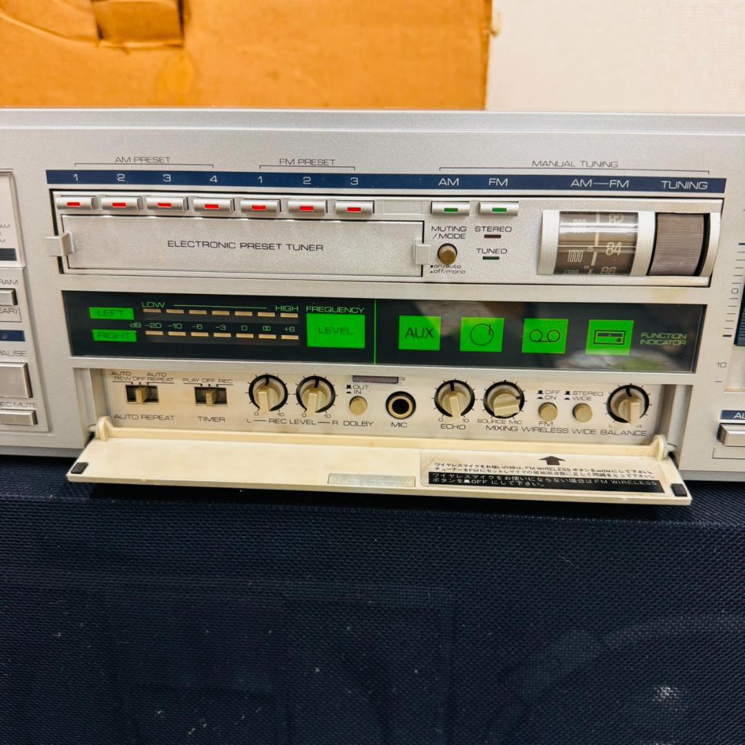 DIATONE Y-500 大型ラジカセ 三菱電機 通電OK レトロ 箱付き