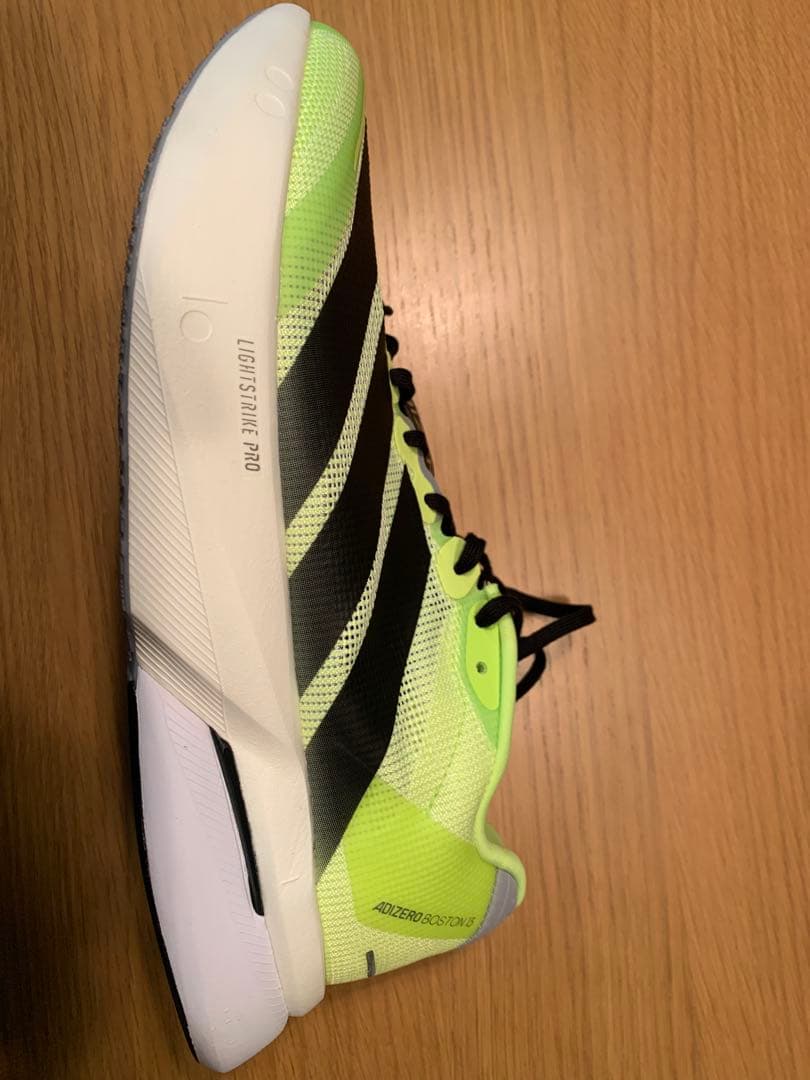 adizero ランニングシューズ ネオンイエロー/ブラック　26cm