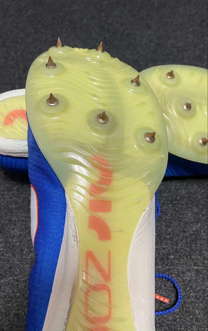 再*人様 Nike エアズーム マックスフライ1 青 パンク無し 美品【27.5