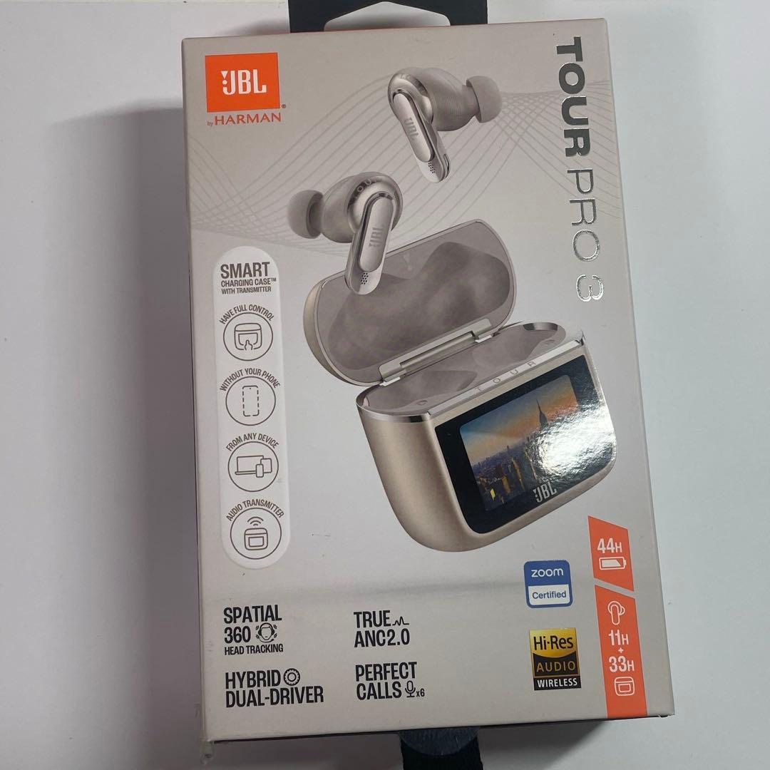 JBL Tour Pro 3 ワイヤレスイヤホン ラテ