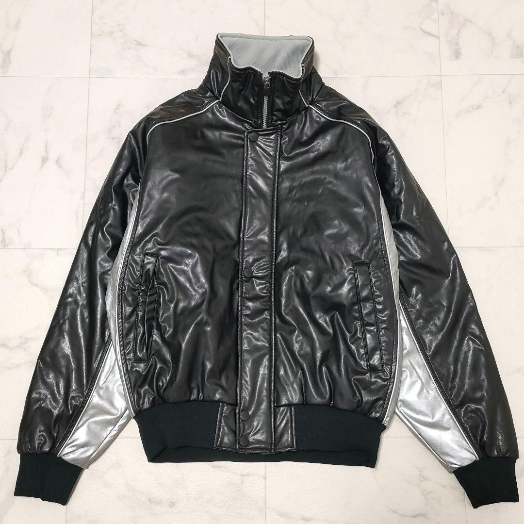 【美品】ローリングス　野球　グラウンドコート　光沢　ブラック　シルバー　Sサイズ