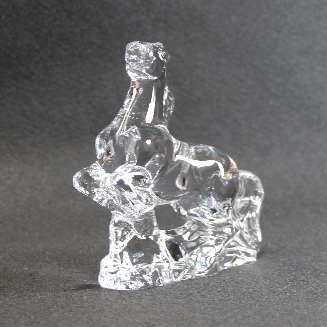 バカラ　クリスタル　干支　馬