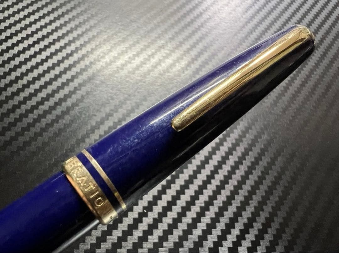 美品 モンブラン ジェネレーション 万年筆 ネイビー M