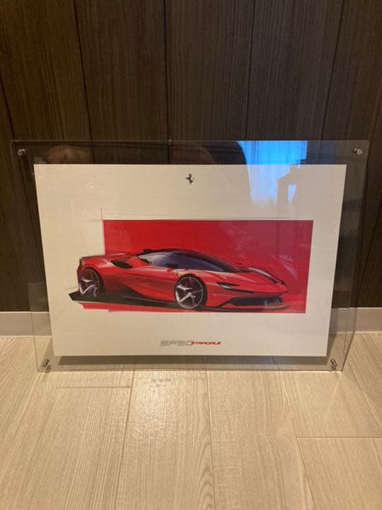 （美品・超レア）フェラーリ　SF90ストラダーレ イラスト