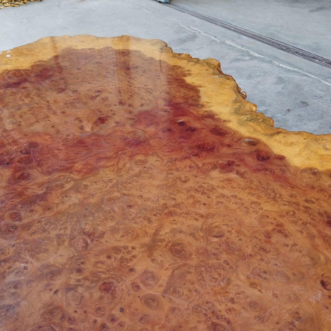 厚み4cm 花梨　瘤杢　座卓　一枚板　天然木　ローテーブル