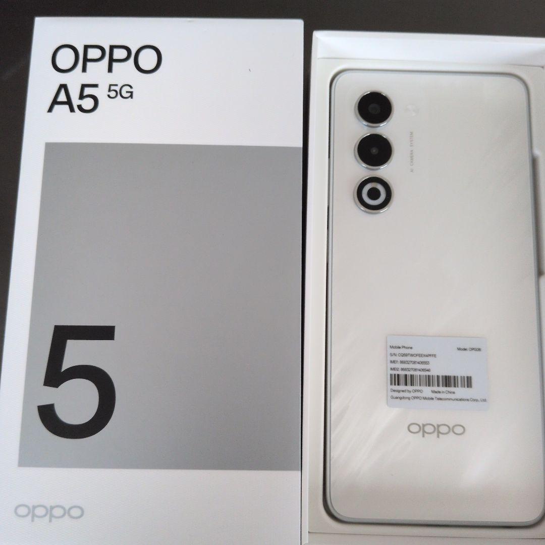 【新品・未使用】 oppo A5 5G 128GB