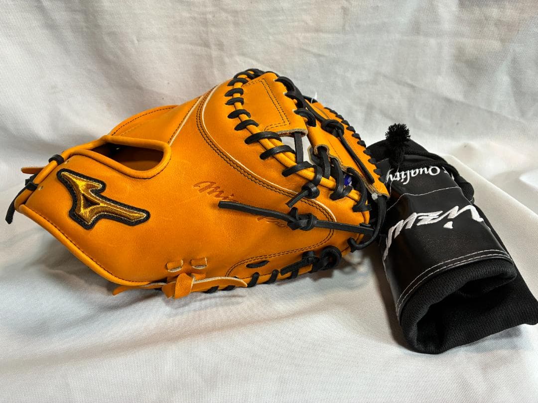 h*9様 未使用品 ミズノプロ/Mizuno Pro 中日木下型 軟式 キャッチ