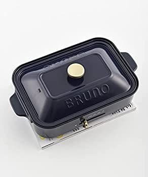 ブルーノBRUNOコンパクトホットプレートBOE021-NVネイビーブルー