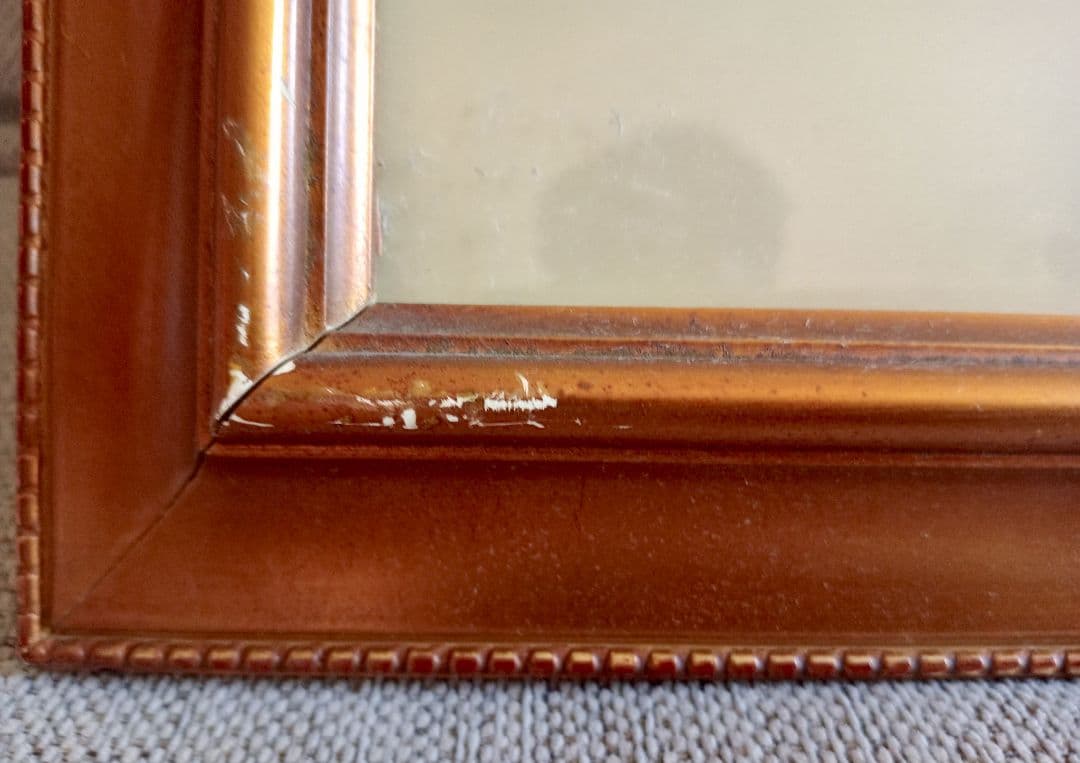 額縁付 １点物 油彩画 黒沢久 風景画『オンフルール』56 × 63cm