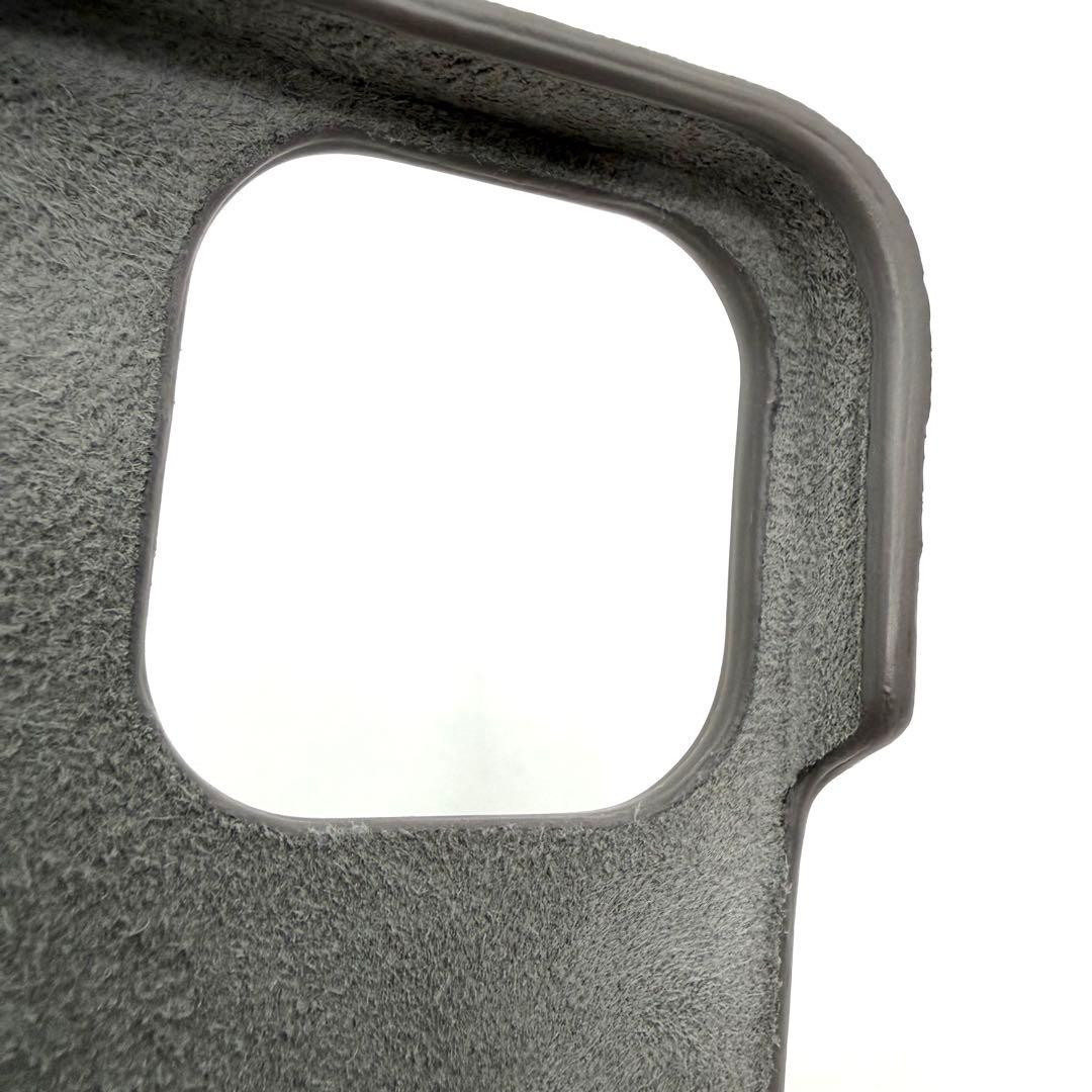 新品・未使用　Christian Dior レザー iPhoneケース グレー