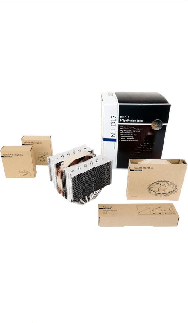 Noctua NH-D15, プレミアム CPUクーラー ツインタワー