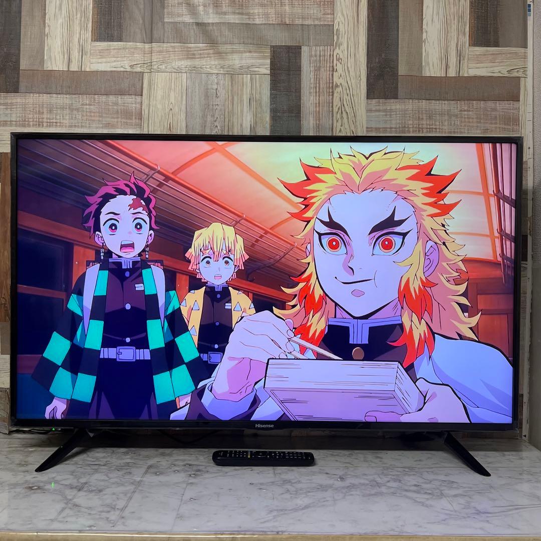 即日受渡❣️全国送料込ハイセンスHisense4k50V型外付HDD裏録画対応