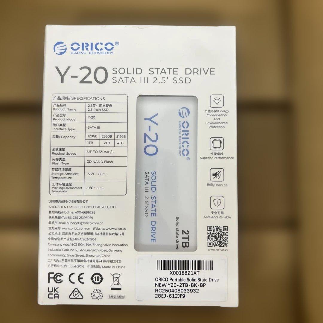 416 ORICO Y20 2TB 内蔵型SSD 未開封