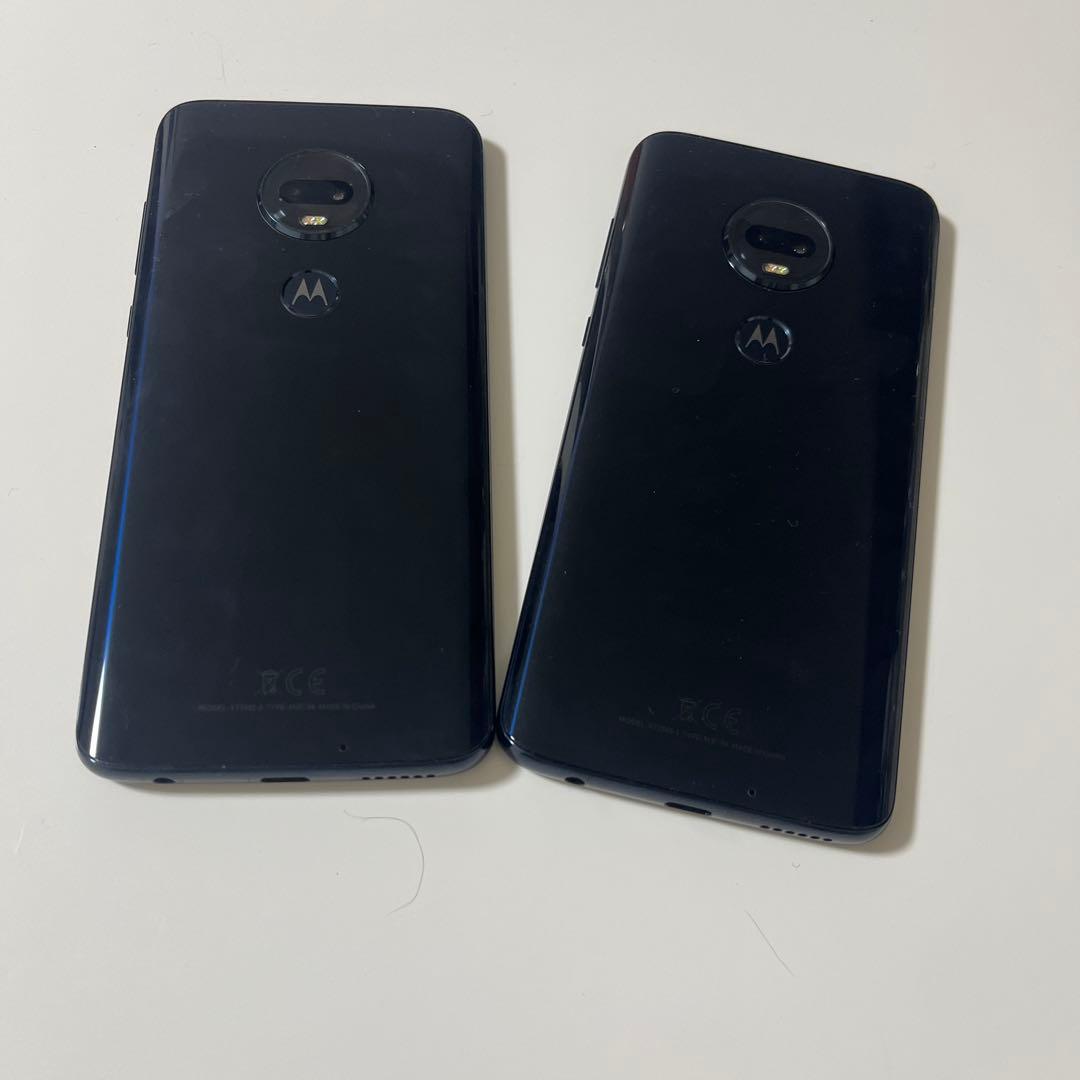 Motorola Moto G7 ブラック 6.2インチ　2台まとめ売り