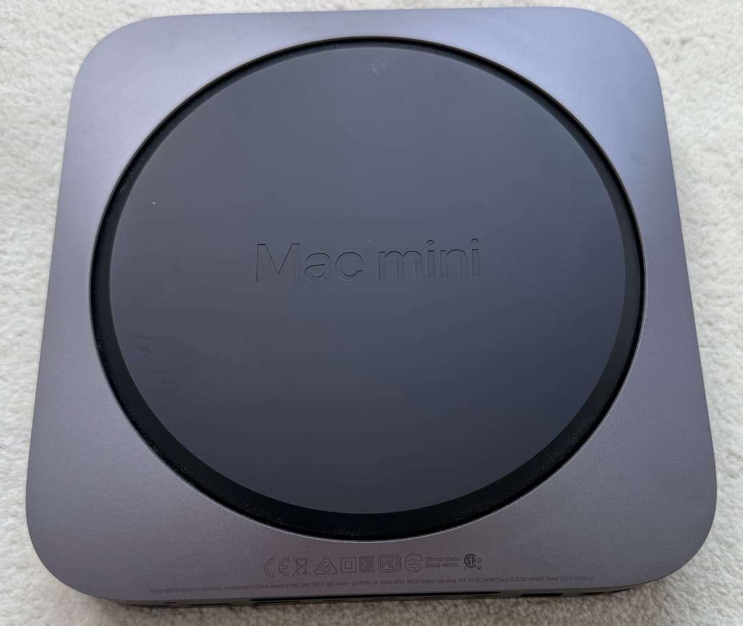 Apple Mac mini2018 スペースグレー