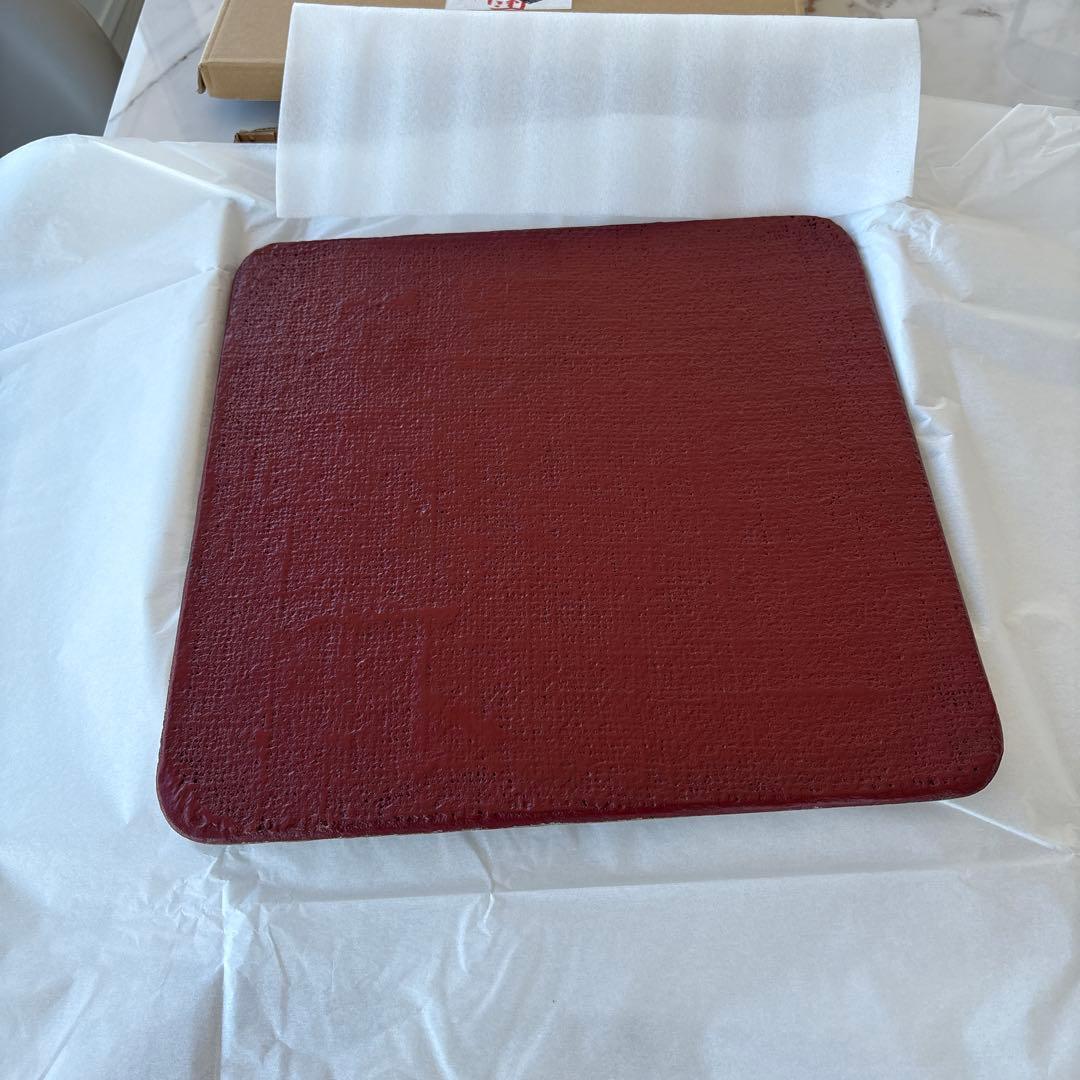 高級漆器盆　リバーシブル