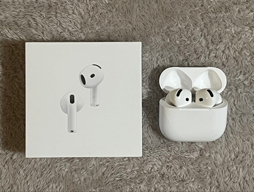 アクティブノイズキャンセリング搭載　AirPods4