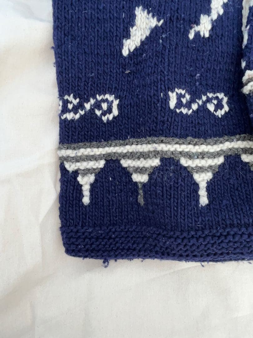 トップス Vintage 80s Hand Made Ecuador Knit