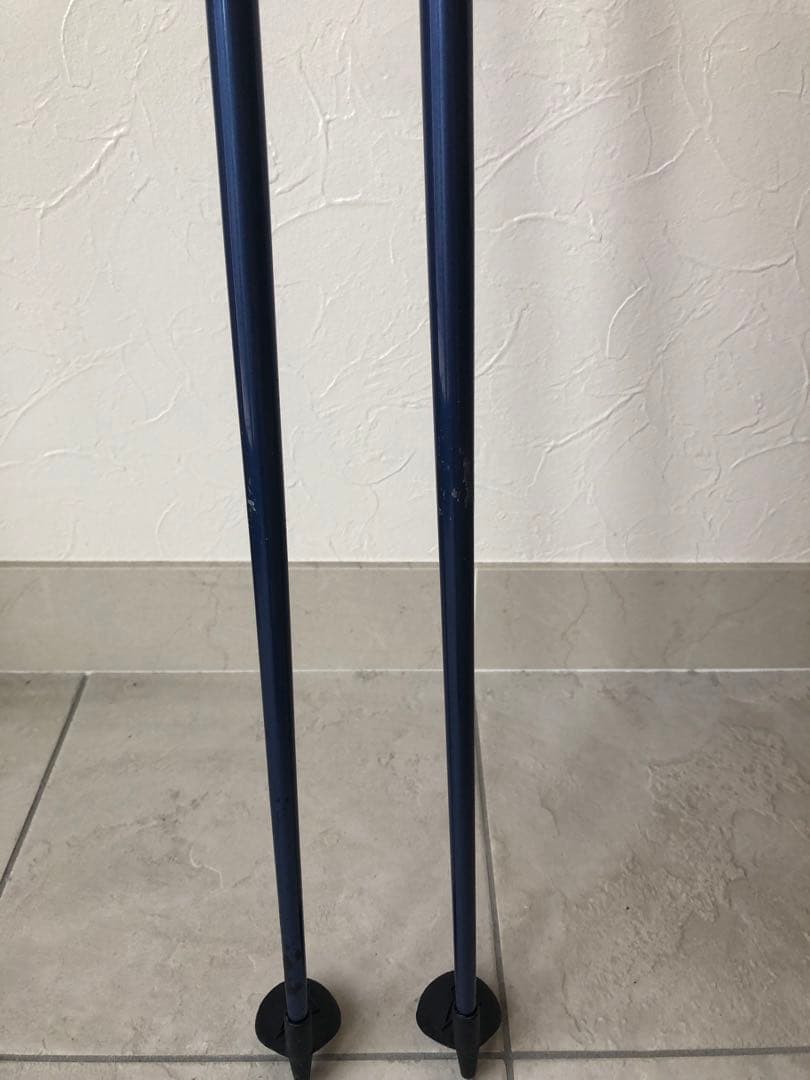 YOKO クロスカントリースキー用ストック 150cm ネイビー