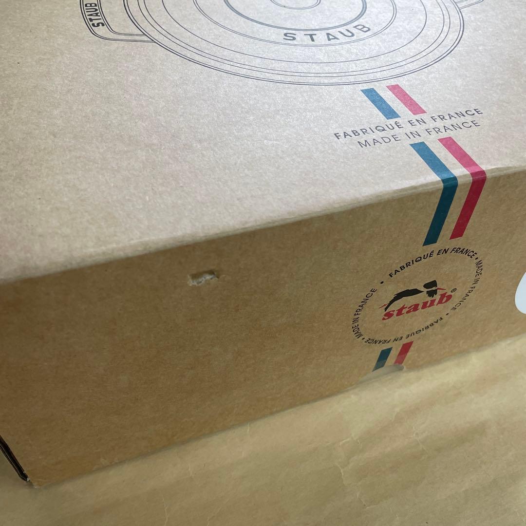 ストウブ シャロー ココット 26cm ブラック STAUB ミトンつき