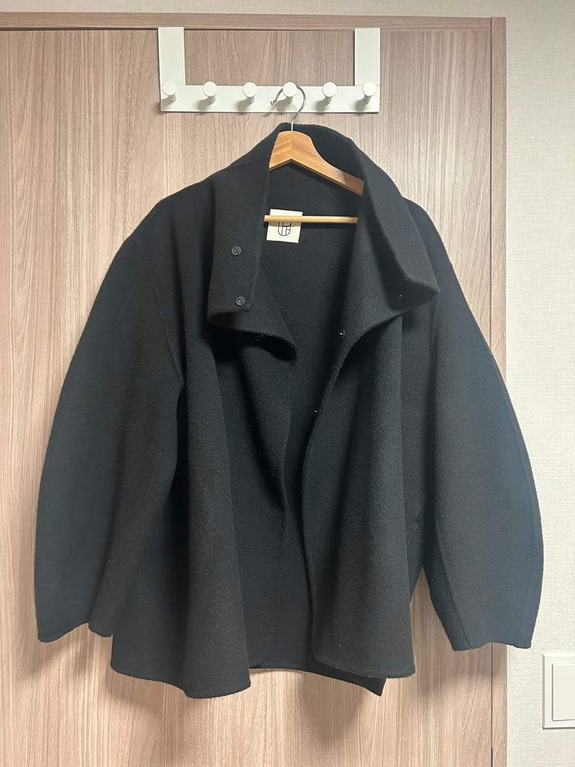 ジャケット・アウター imperf cashmere double faced short coat