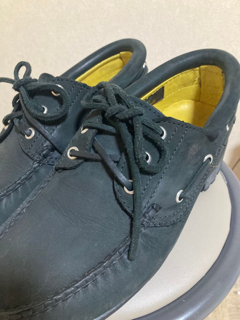 Timberland ティンバーランド デッキモカシンシューズ 黒US7.5
