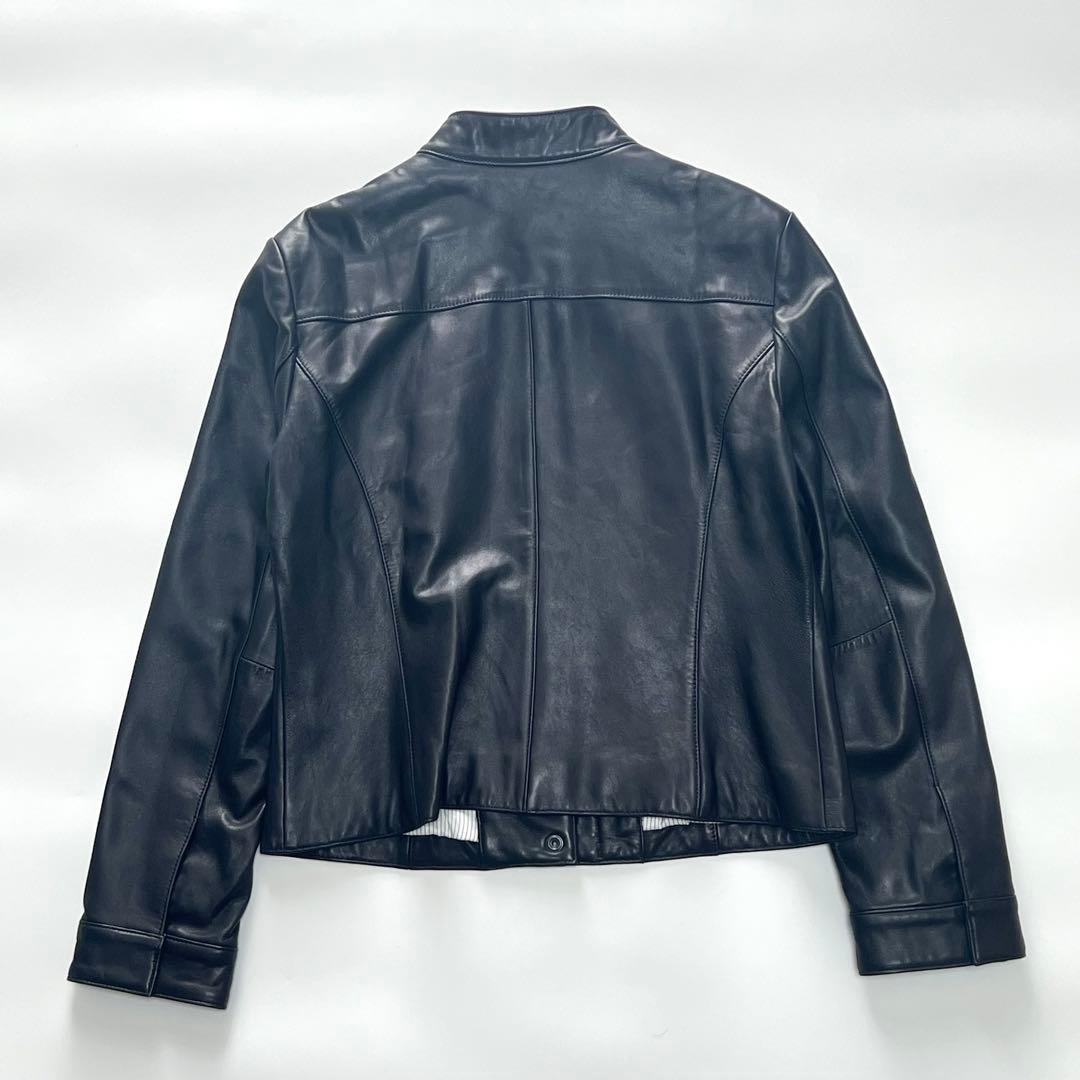 【極美品】ブルックスブラザーズ　シングルレザージャケット　羊革　現行　黒　M