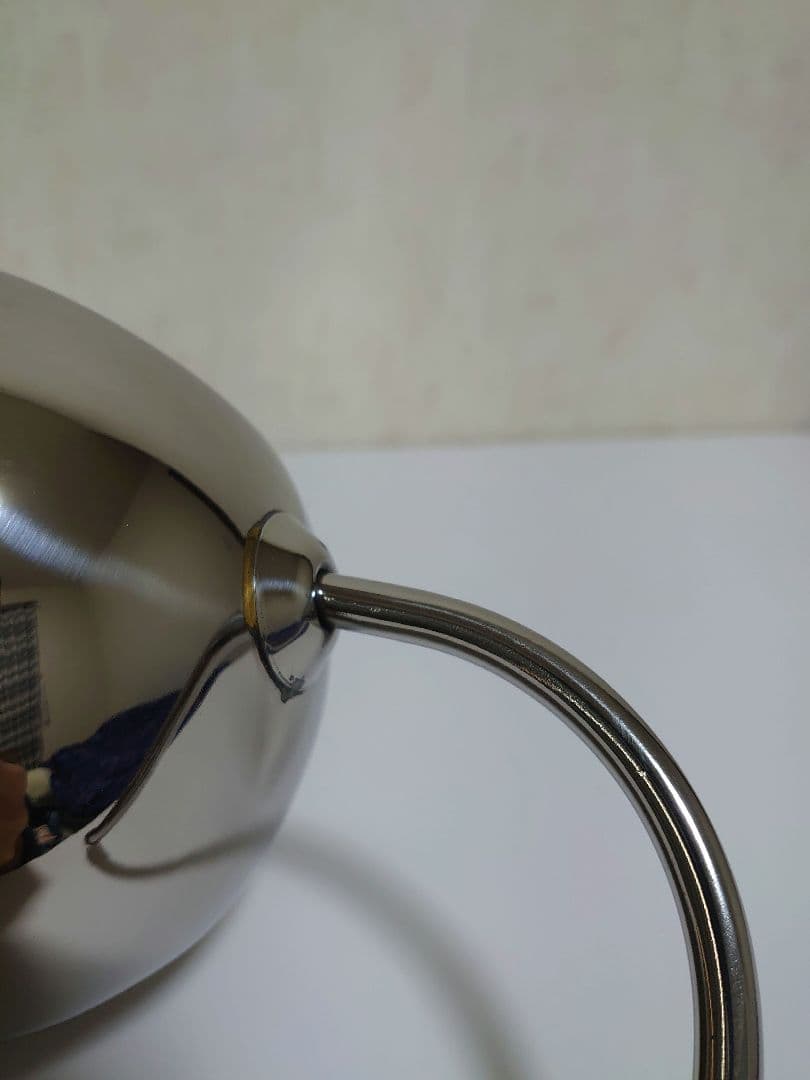 昭和レトロ 可愛い 細口 ステンレス ポット 水差し 丸型 700cc