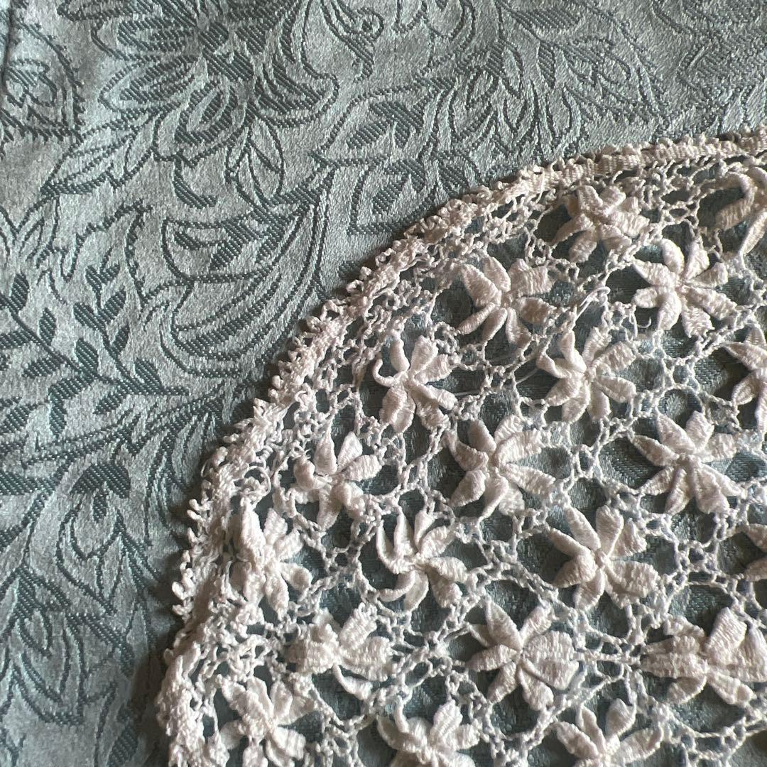 花柄アンティークレース　フランス